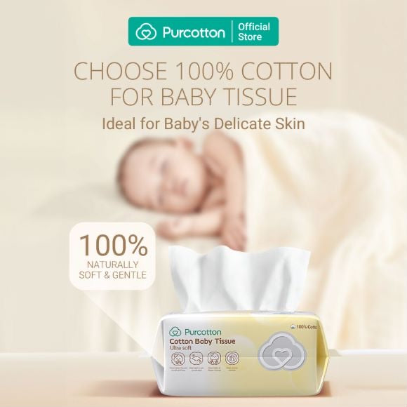 100% USA Cotton Baby Tissue (Ultrasoft)