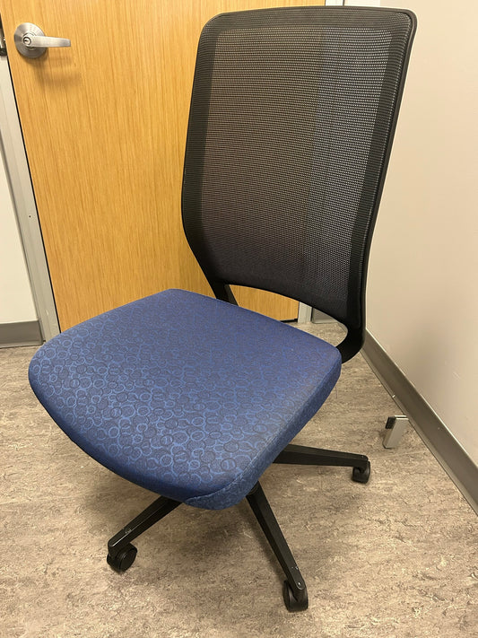 Global Oxygen high-back mesh chair - full view