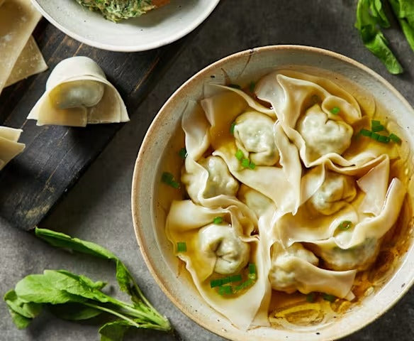 荠菜大馄饨 Shepherd's Purse Wontons